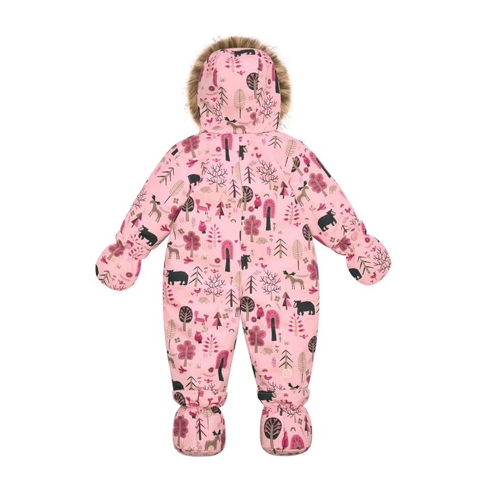 Combinaison de neige une-pièce pour bébé fille Gusti® Bambi - Rose, tailles 6M–18M | Style GW6GZ233