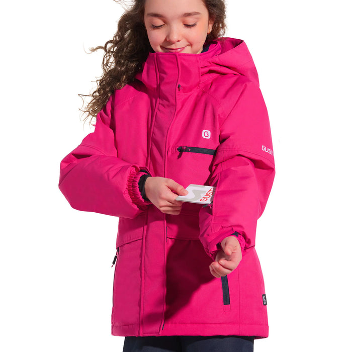Gusti® Raya Girls Tech Winter Jacket - Bright Rose | Sizes 7–12 | Style GW6GJ015