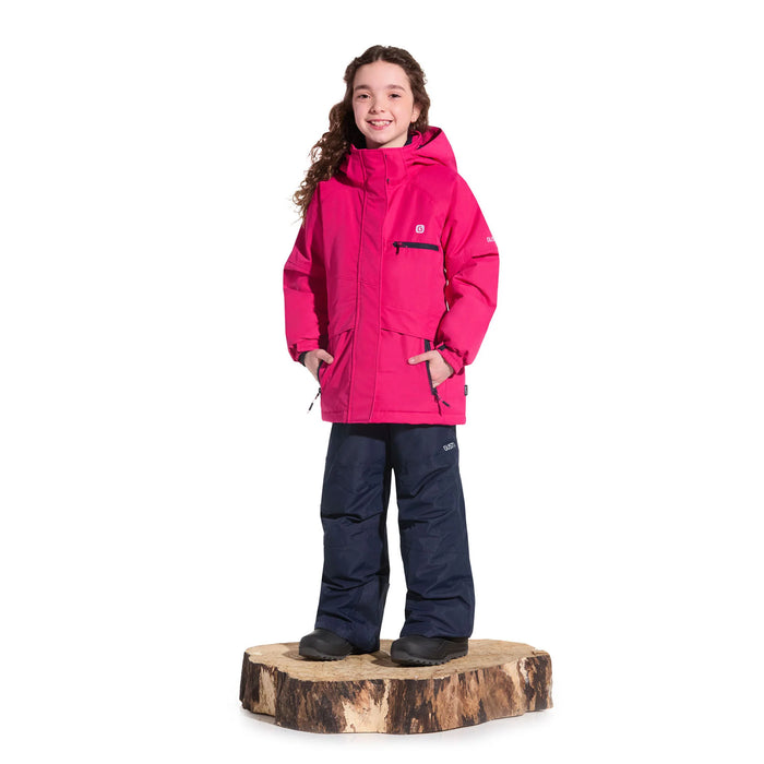 Gusti® Raya Girls Tech Winter Jacket - Bright Rose | Sizes 7–12 | Style GW6GJ015