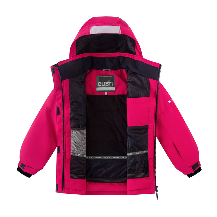 Gusti® Raya Girls Tech Winter Jacket - Bright Rose | Sizes 7–12 | Style GW6GJ015