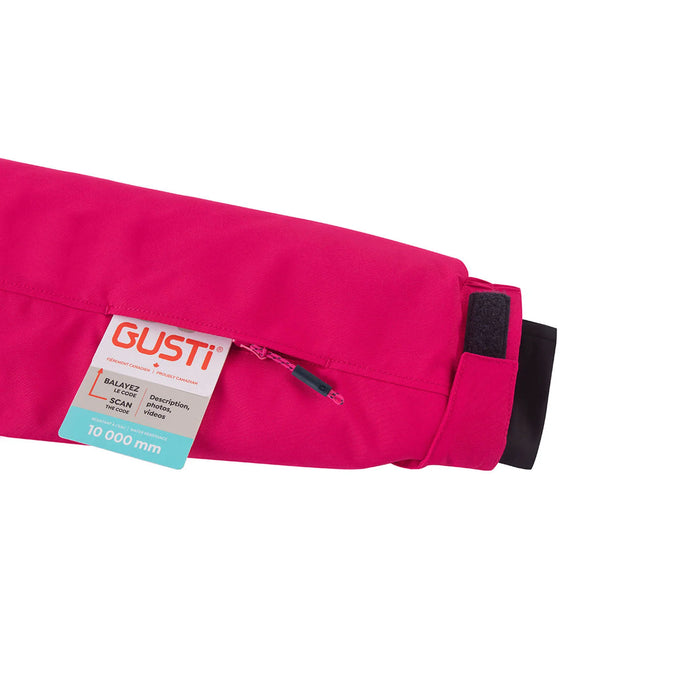 Gusti® Raya Girls Tech Winter Jacket - Bright Rose | Sizes 7–12 | Style GW6GJ015
