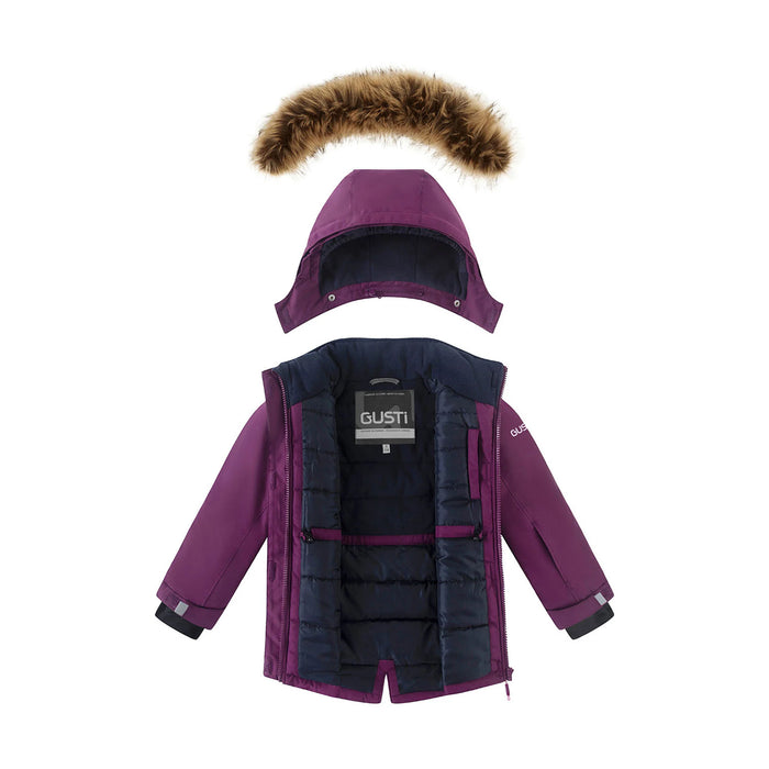 Gusti® Bliss Girls Winter Parka - Plum | Sizes 4–12 | Style GW6GJ169