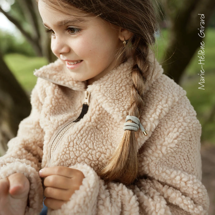 Gusti® Sasha Girls Sherpa Jacket - Caramel | Sizes 4–14 | Style GW6GJ208