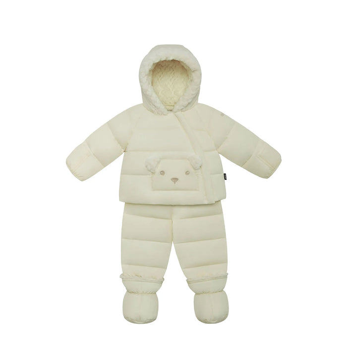 Combinaison de neige deux pièces pour bébé unisexe Gusti® Logan - Crème, tailles 6M–18M | Style GW6GZ234