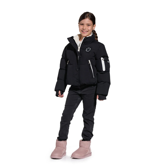Gusti® Maria Girls Metro Winter Jacket - Black | Sizes 7–14 | Style GW6GJ447