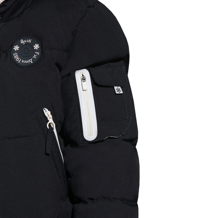 Gusti® Maria Girls Metro Winter Jacket - Black | Sizes 7–14 | Style GW6GJ447