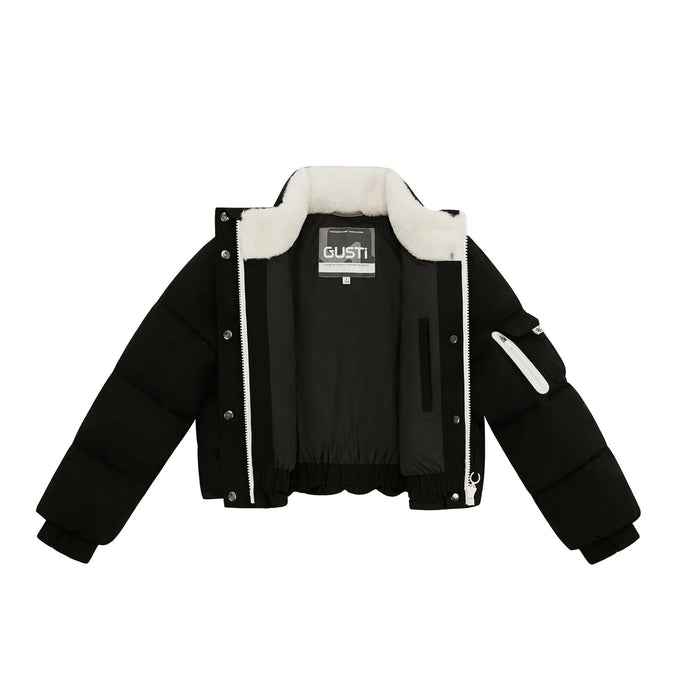 Gusti® Maria Girls Metro Winter Jacket - Black | Sizes 7–14 | Style GW6GJ447