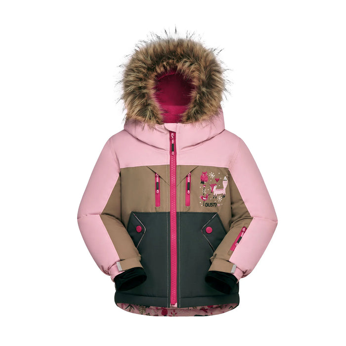Gusti® Melody Girls Metro Toddler Snowsuit - Rose, Sizes 2–6 | Style GW6GS235