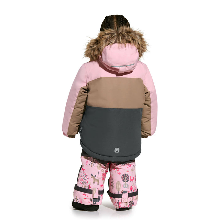 Gusti® Melody Girls Metro Toddler Snowsuit - Rose, Sizes 2–6 | Style GW6GS235