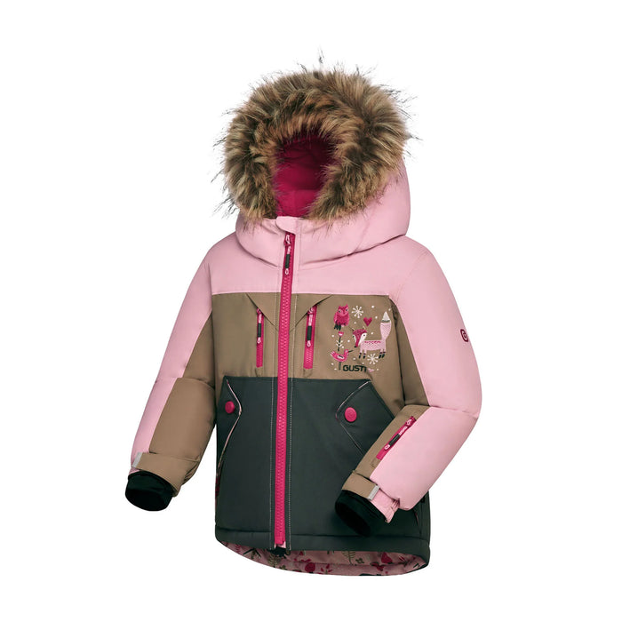 Gusti® Melody Girls Metro Toddler Snowsuit - Rose, Sizes 2–6 | Style GW6GS235