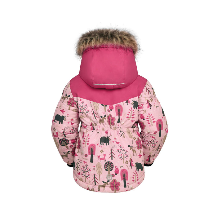 Combinaison de neige Gusti® Mara pour fillettes, modèle Metro – Rose, tailles 2–6 ans | Style GW6GS234