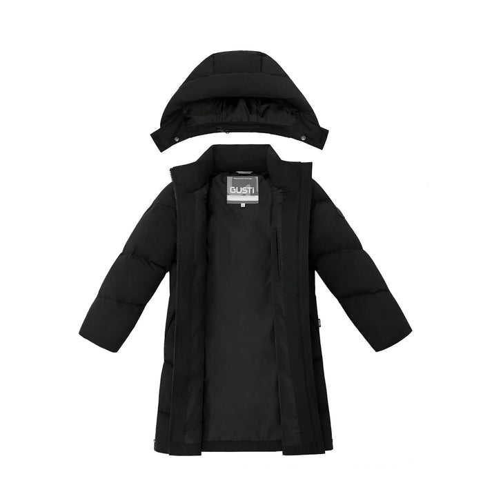 Manteau d'hiver urbain pour fille Gusti® Portia - Noir | Tailles 4–14 | Modèle GW6GJ203