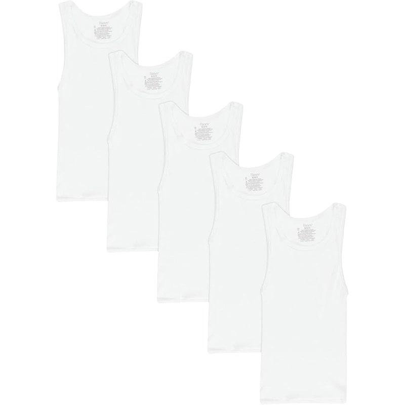 Hanes - Hanes Boys Tagless Tank Tops - 5pk