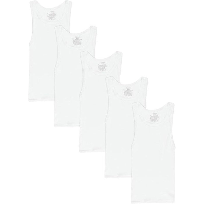 Hanes - Hanes Boys Tagless Tank Tops - 5pk