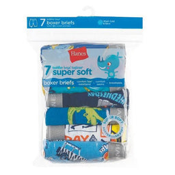 Hanes - Hanes Toddler Boys Super Soft Boxer Briefs - 7pk