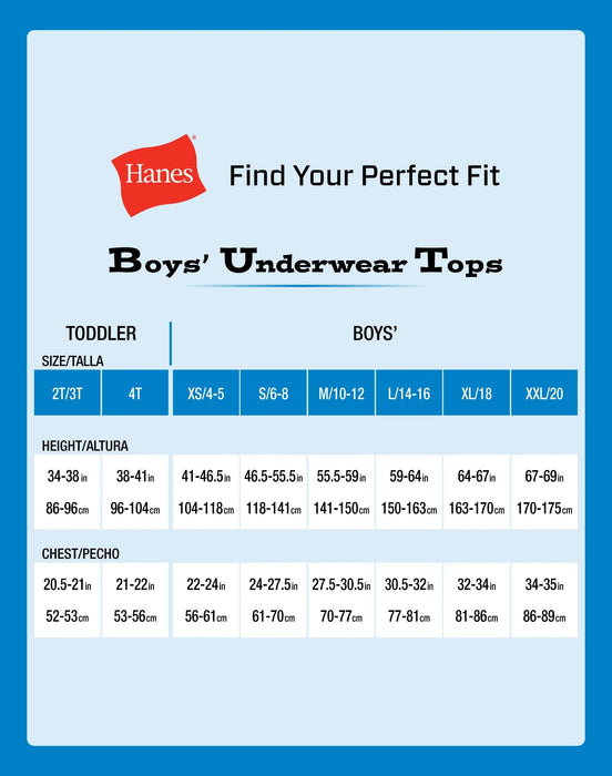 Hanes - Hanes Toddler Boys Super Soft Crew Tee - 5pk