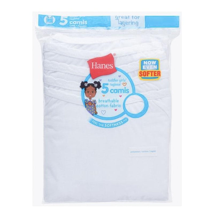 Hanes - Hanes Toddler Girls Super Soft Camisoles - 5pk