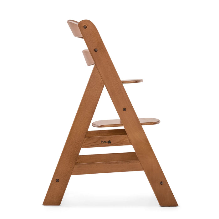 Hauck Alpha+ Highchair Set – Adjustable Wooden Highchair that Grows with Your Child