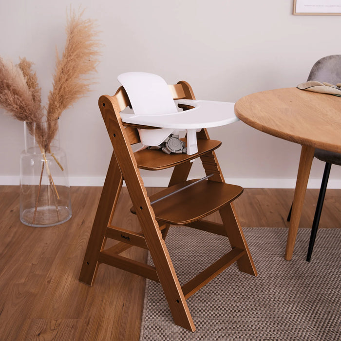 Hauck Alpha+ Highchair Set – Adjustable Wooden Highchair that Grows with Your Child