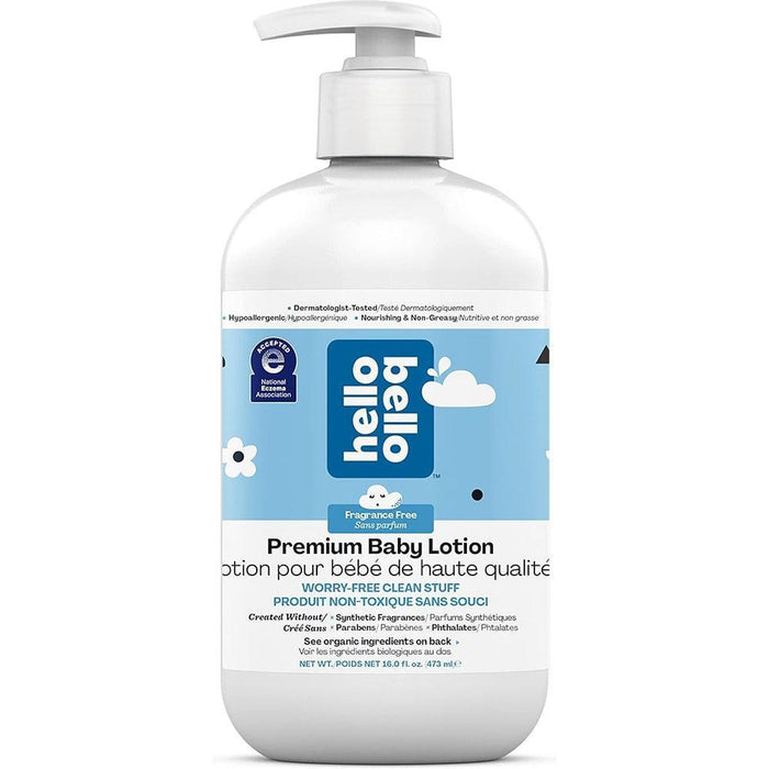 Hello Bello - Hello Bello Premium Baby Lotion Fragrance Free - 16fl oz / 473ml