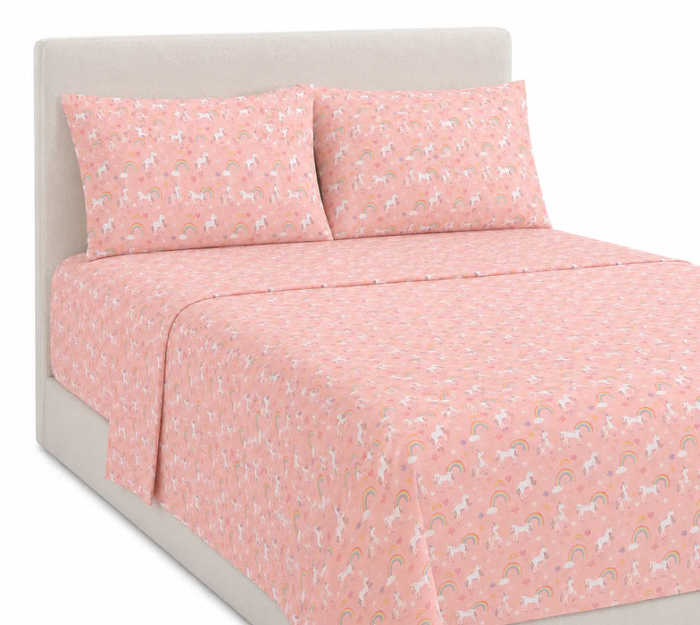 Hong&Atrs® Printed Kids 600 Thread Count Cotton Blend Sheet Set (Twin)