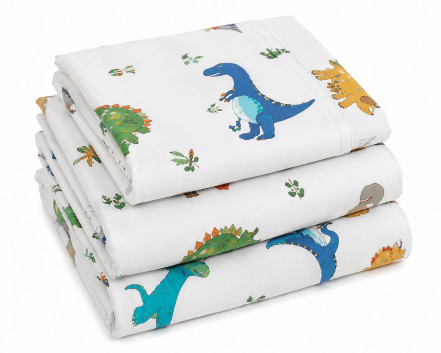 Hong&Atrs® Printed Kids 600 Thread Count Cotton Blend Sheet Set (Twin)