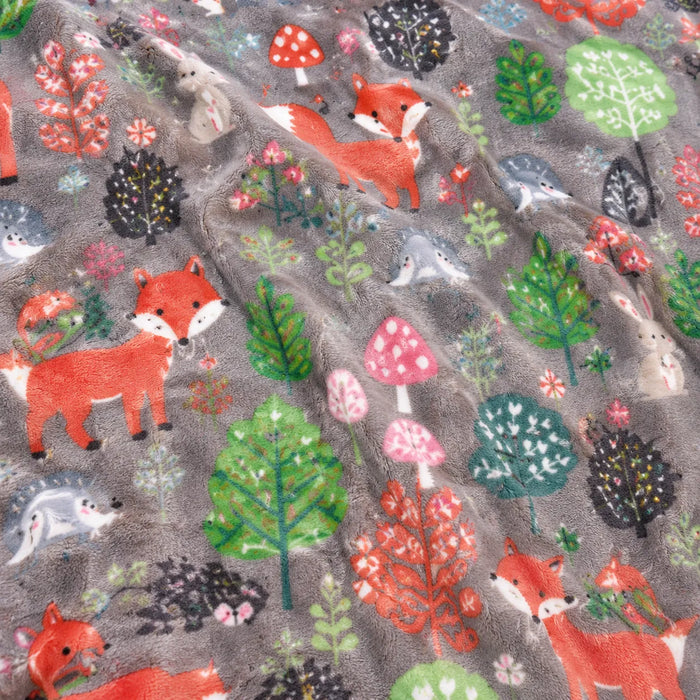 Hong&Atrs® Printed Flannel Fleece Throw Blanket Soft Cozy Plush Blanket