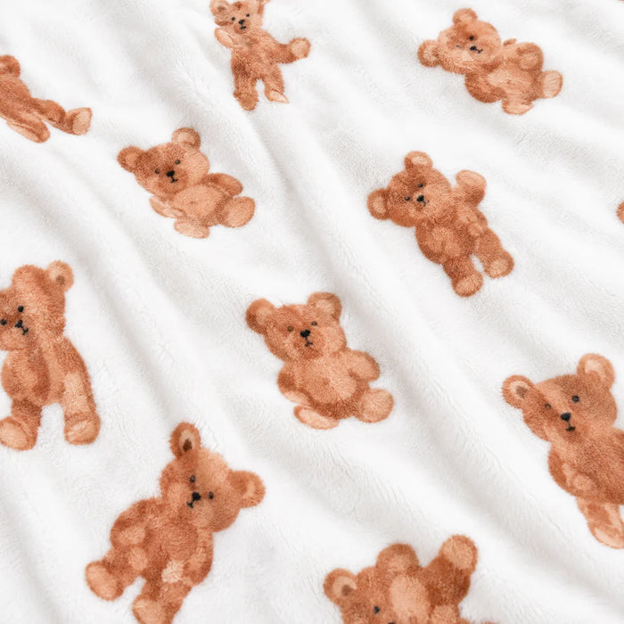 Hong&Atrs® Printed Flannel Fleece Throw Blanket Soft Cozy Plush Blanket