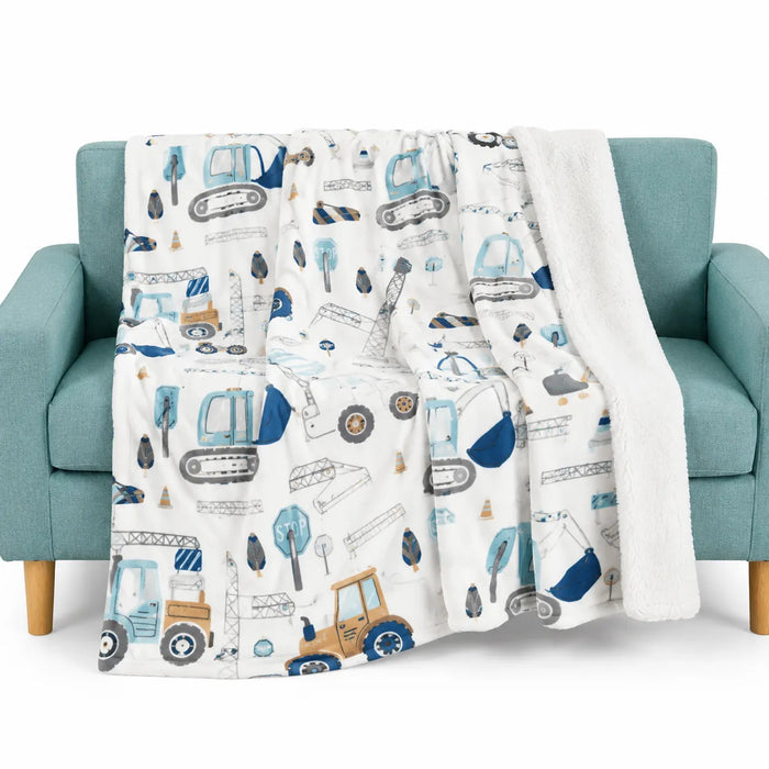 Hong&Atrs® Printed Flannel Fleece Throw Blanket Soft Cozy Plush Blanket
