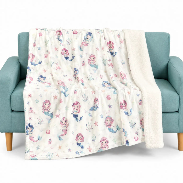 Hong&Atrs® Printed Flannel Fleece Throw Blanket Soft Cozy Plush Blanket