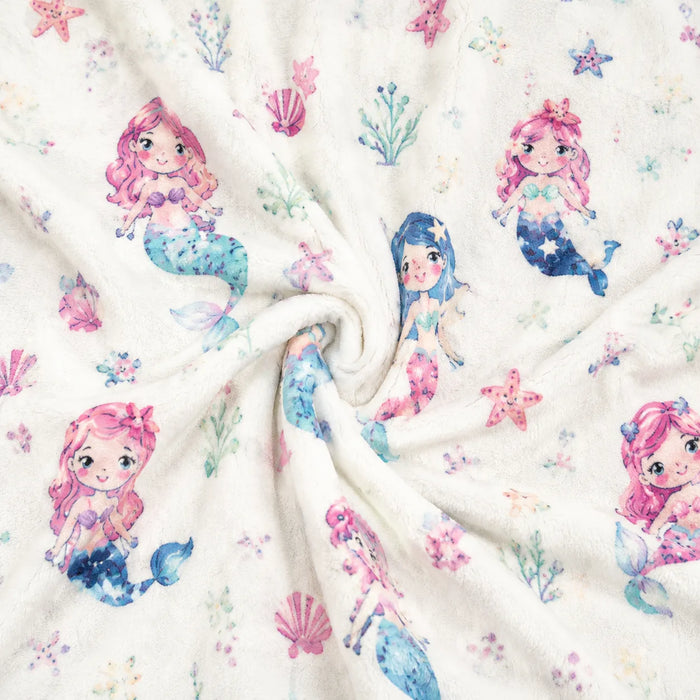 Hong&Atrs® Printed Flannel Fleece Throw Blanket Soft Cozy Plush Blanket