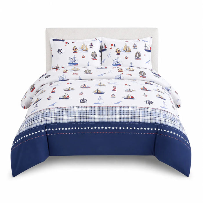 Hong&Atrs® Kids Printed 600 Thread Count Cotton Blend Duvet Cover Set (Twin)