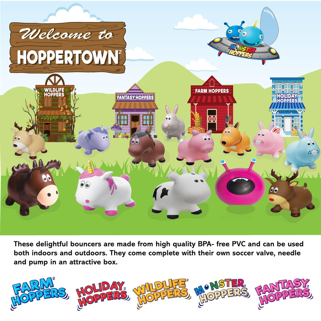 Hoppertown - Hoppertown Inflatable Hopper Animals
