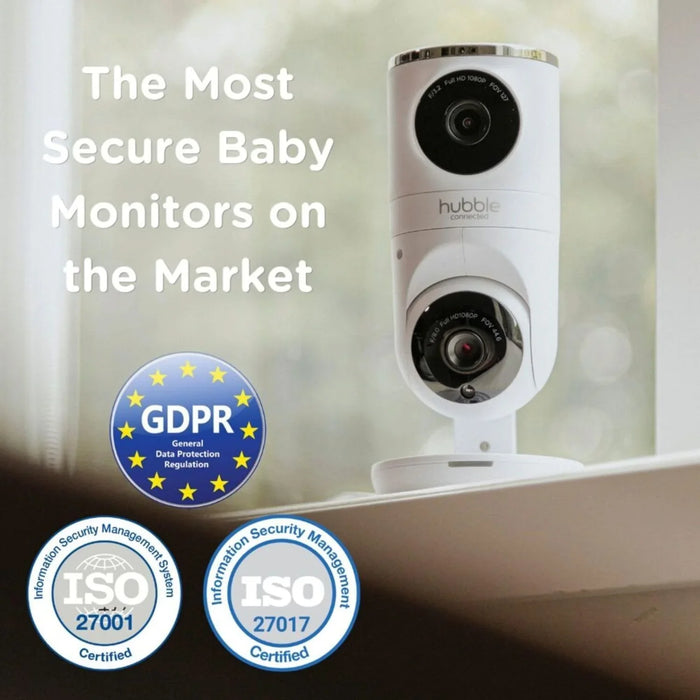 Hubble® - Hubble Nursery Pal Dual Vision Baby Monitor – 5" Smart WiFi Monitor with Dual Cameras