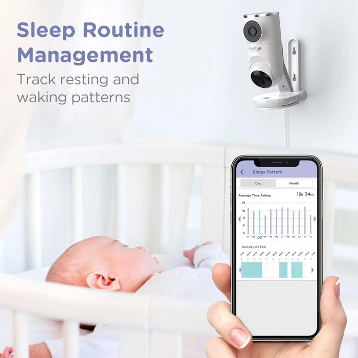 Hubble® - Hubble Nursery Pal Dual Vision Baby Monitor – 5" Smart WiFi Monitor with Dual Cameras