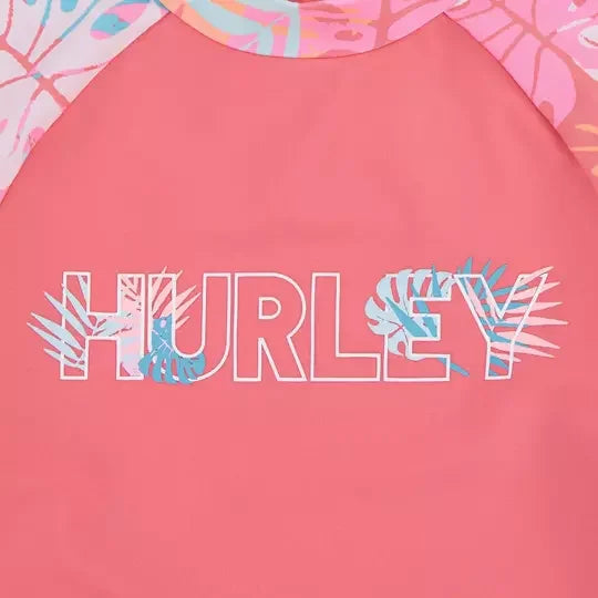 HURLEY® - HURLEY® Junior Girls' [7–16] Rashguard + Bikini Three-Piece Set