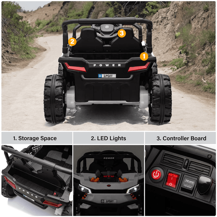 12V 2WD UTV Buggy 1 Seater Ride-On Car