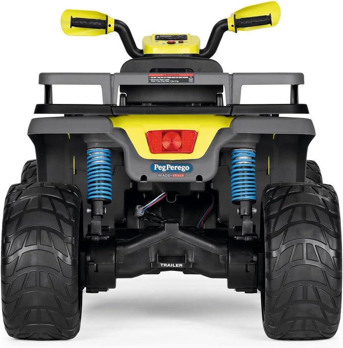 Peg Perego - Polaris Sportsman PRO, Citris, 24V, 2 Seater Ride on ATV for Kids
