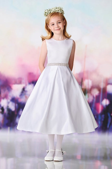 Macis Design A-Line with Double Satin Bows Kids Dress - 119382X