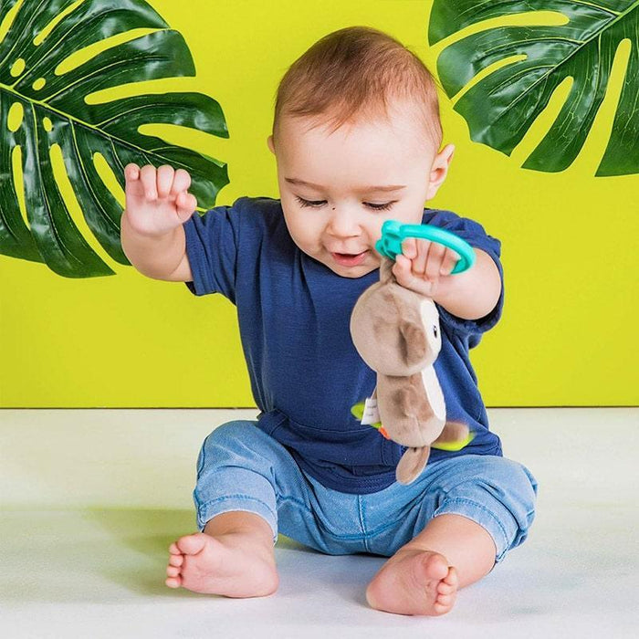 Ingenuity® - Ingenuity by Bright Starts Tug Tunes On-the-Go Monkey Baby Toy