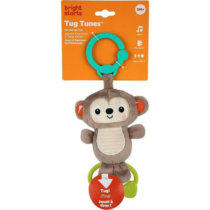 Ingenuity® - Ingenuity by Bright Starts Tug Tunes On-the-Go Monkey Baby Toy