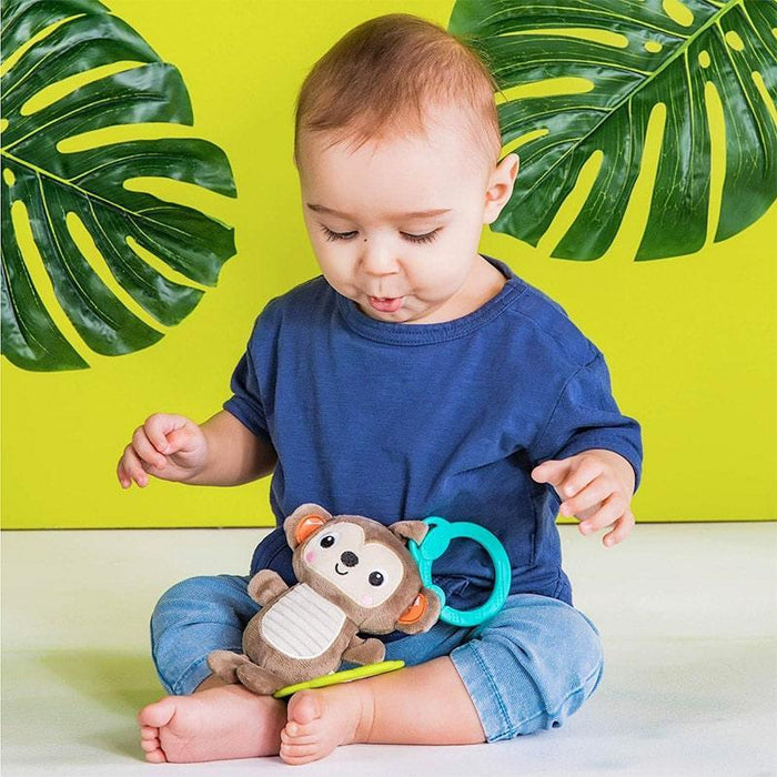 Ingenuity® - Ingenuity by Bright Starts Tug Tunes On-the-Go Monkey Baby Toy