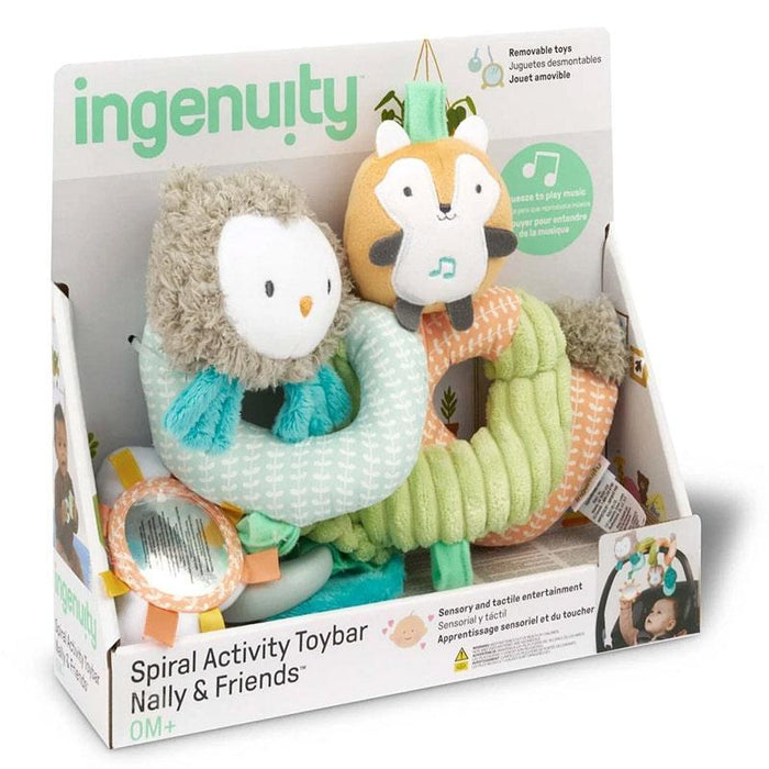 Ingenuity® - Ingenuity Nally and Friends Spiral Baby Activity Toy Bar