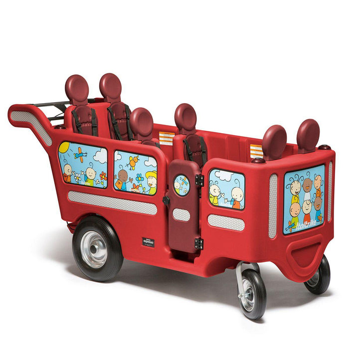 Italtrike® - Foundations ITALTRIKE® Espresso Classico 6 Passenger Buggy Stroller