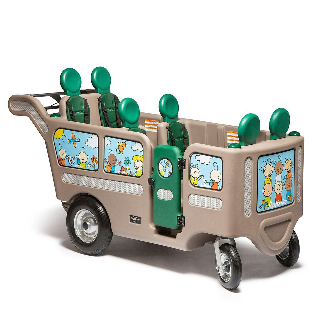 Italtrike® - Foundations ITALTRIKE® Espresso Classico 6 Passenger Buggy Stroller