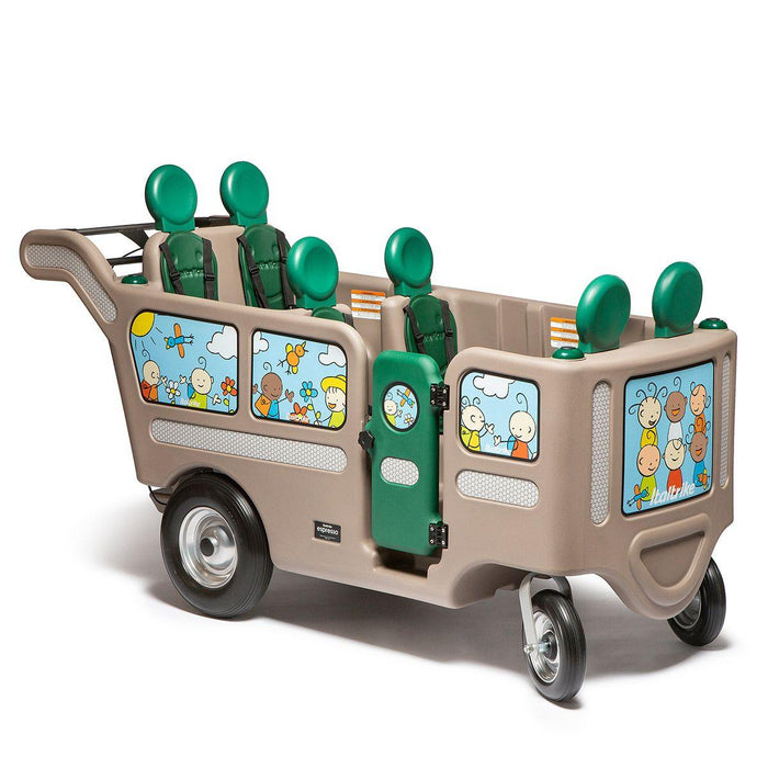 Italtrike® - Foundations ITALTRIKE® Espresso Classico 6 Passenger Buggy Stroller