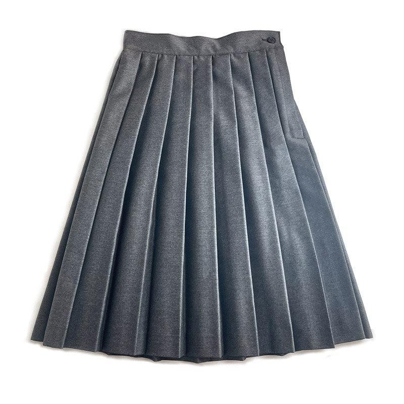 Jacknor - Jacknor Long School Uniform Skirt - Grey