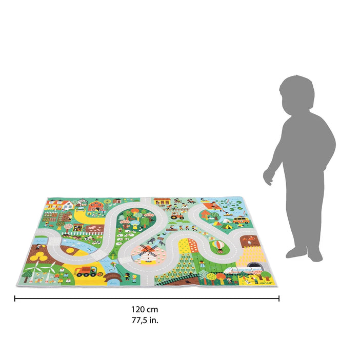 janod - Janod Cross Roads Contreyside Children's Play Mat