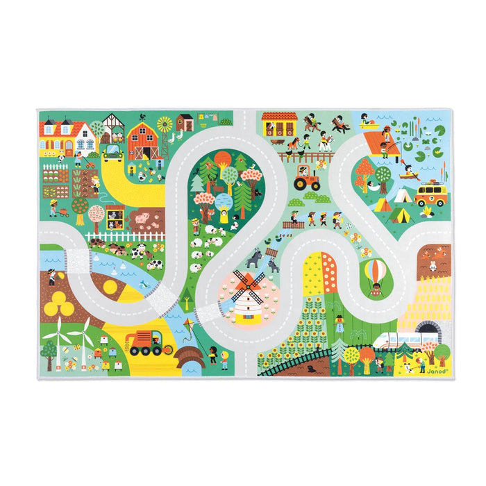 janod - Janod Cross Roads Contreyside Children's Play Mat