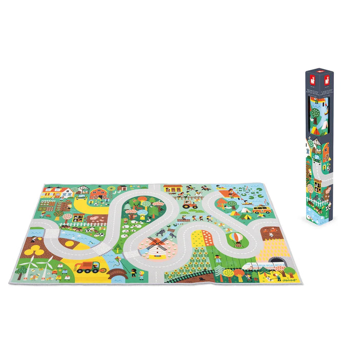 janod - Janod Cross Roads Contreyside Children's Play Mat